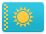 Kazakhstan country flag